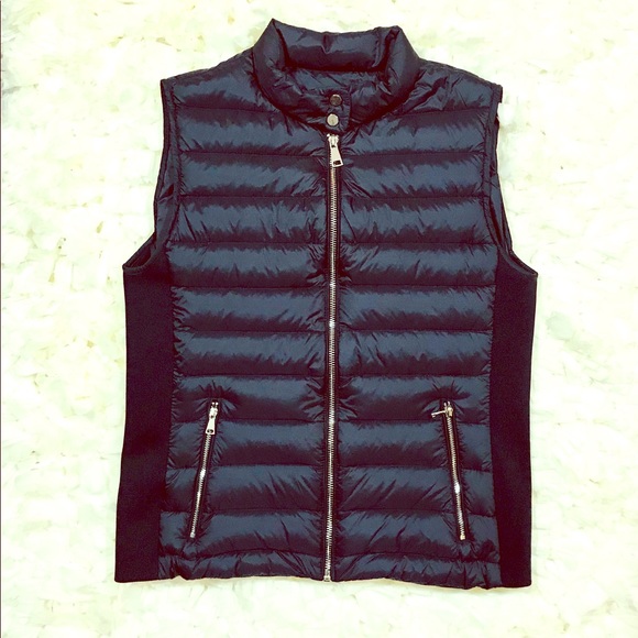 zara down vest